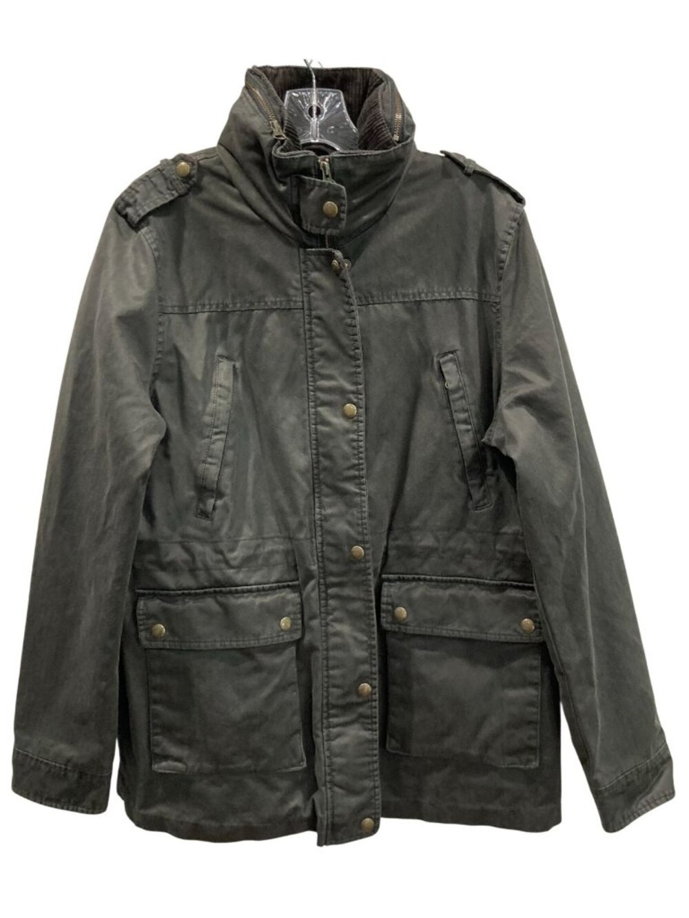 Fat Face Sussex Heritage Coat Womens 12 Adjustable Hidden Hood Full Zip Casual